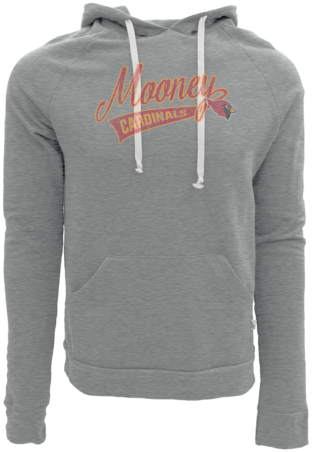 Blue 84 Grey Triblend Fleece Hooded Sweatshirt