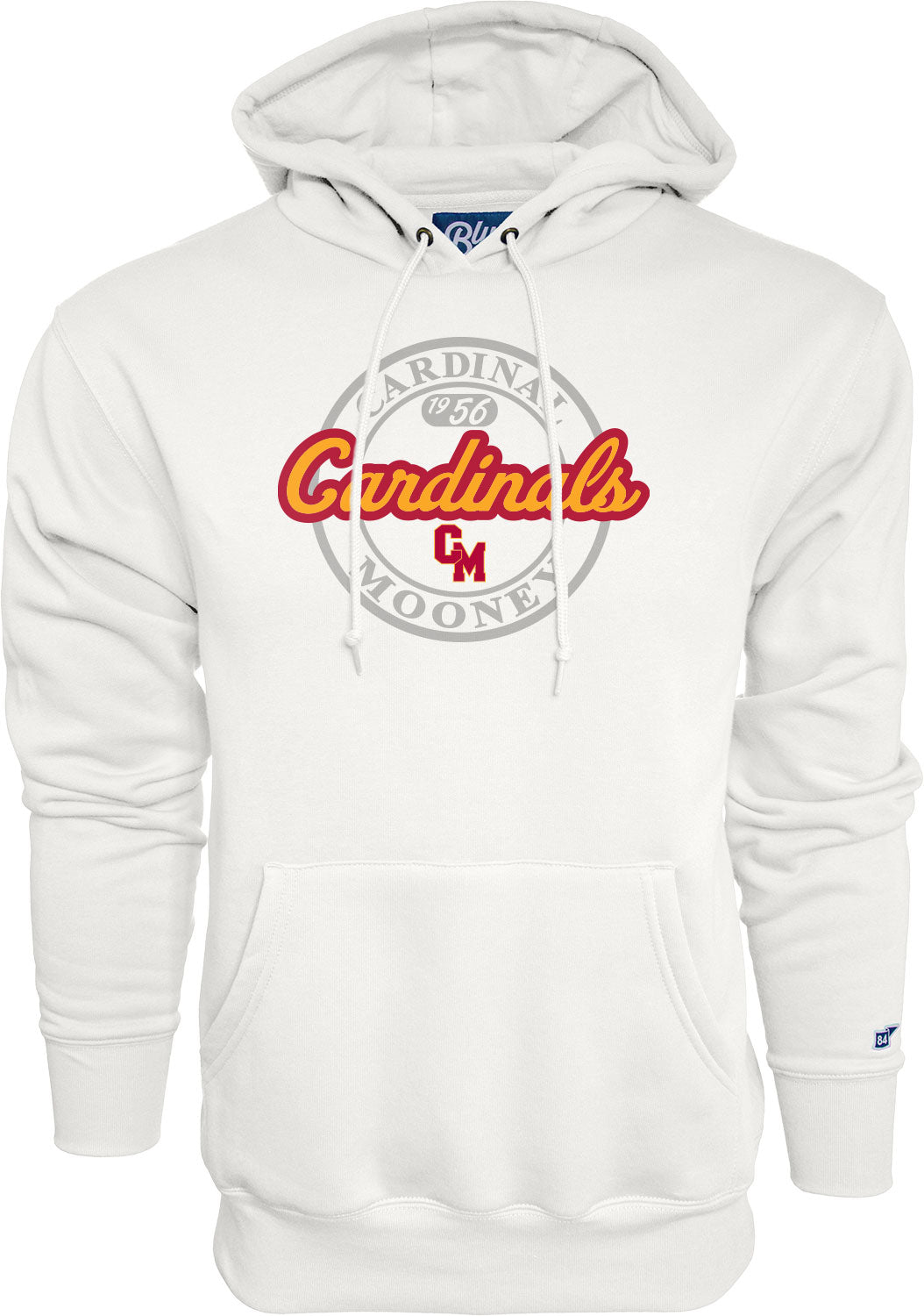 Blue 84 White Classic Fleece Hooded Sweatshirt