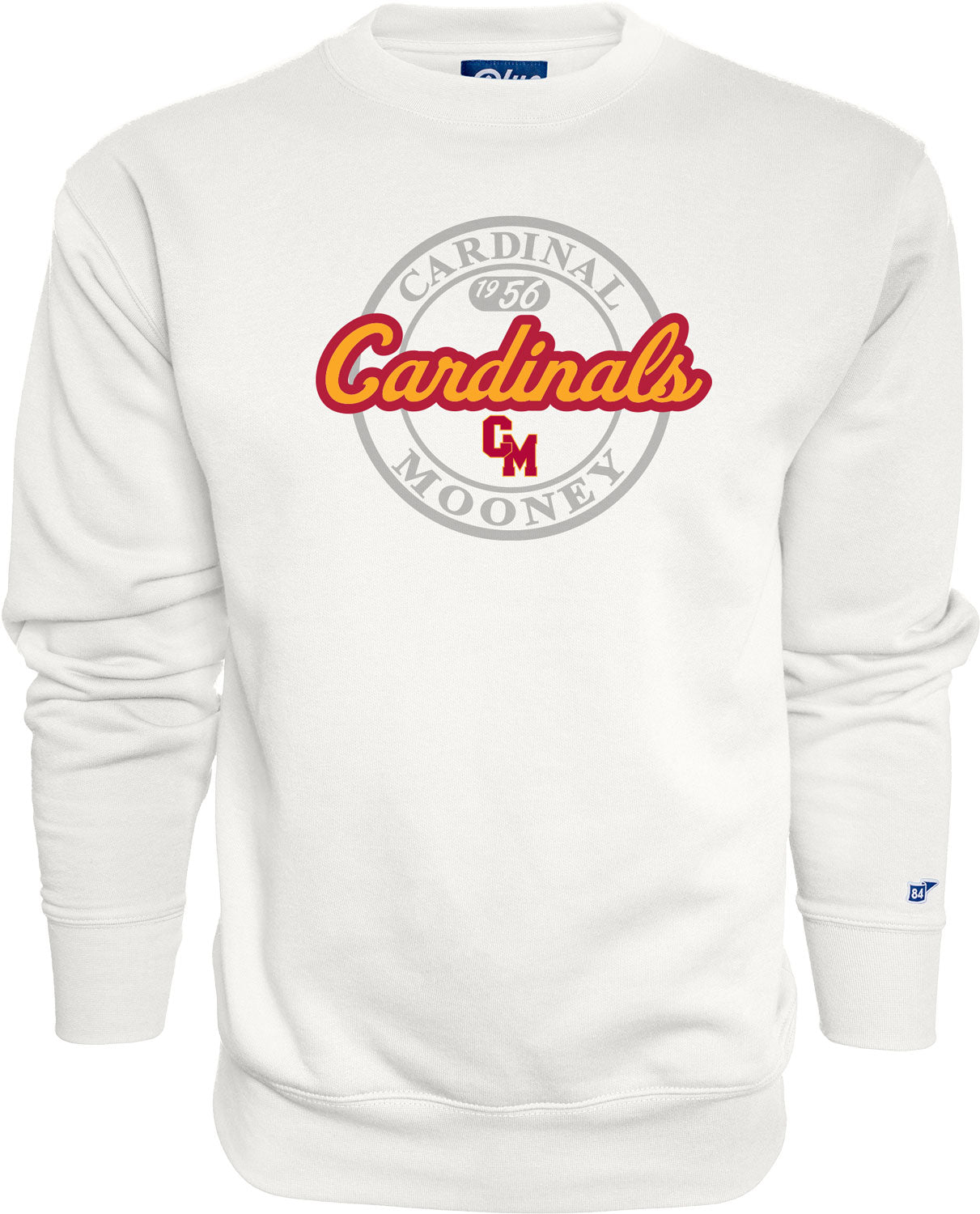 Blue 84 White Classic Fleece Crewneck Sweatshirt