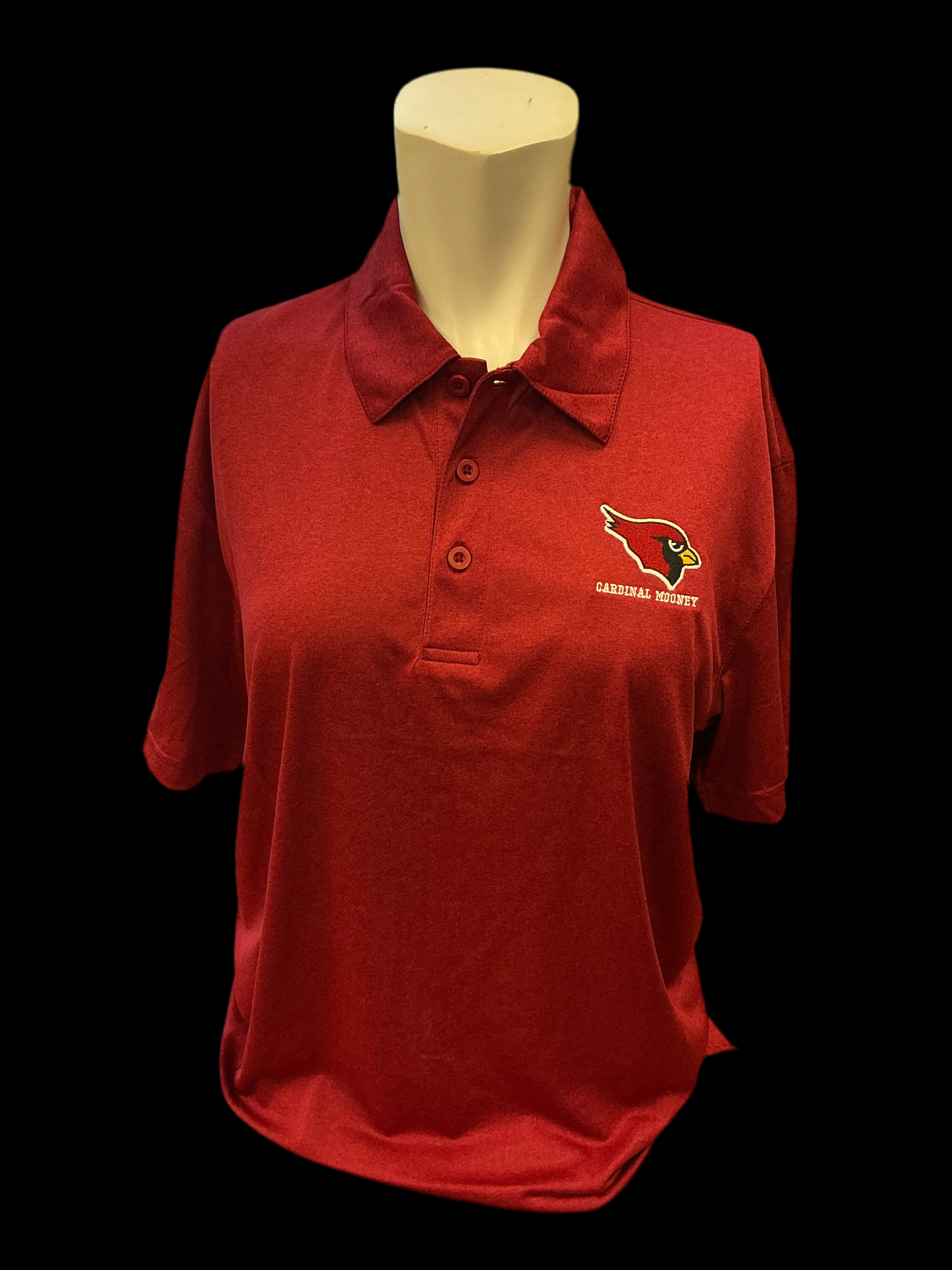 Sport -Tek Cardinal Red Golf Polo