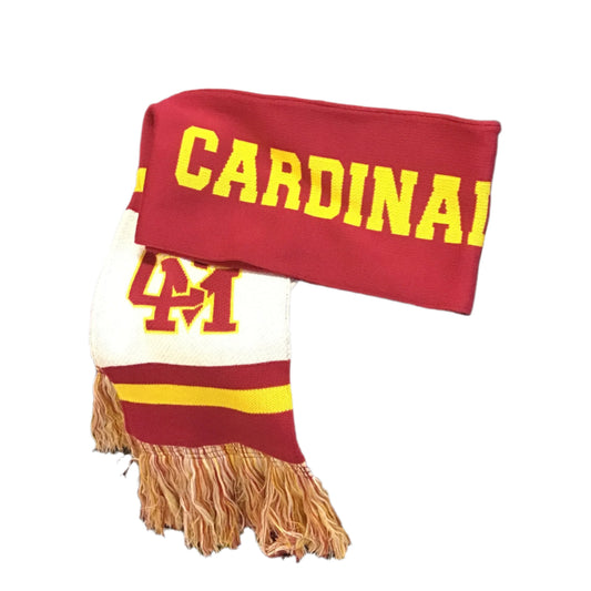 Winter Custom Woven Cardinal Mooney Scarf