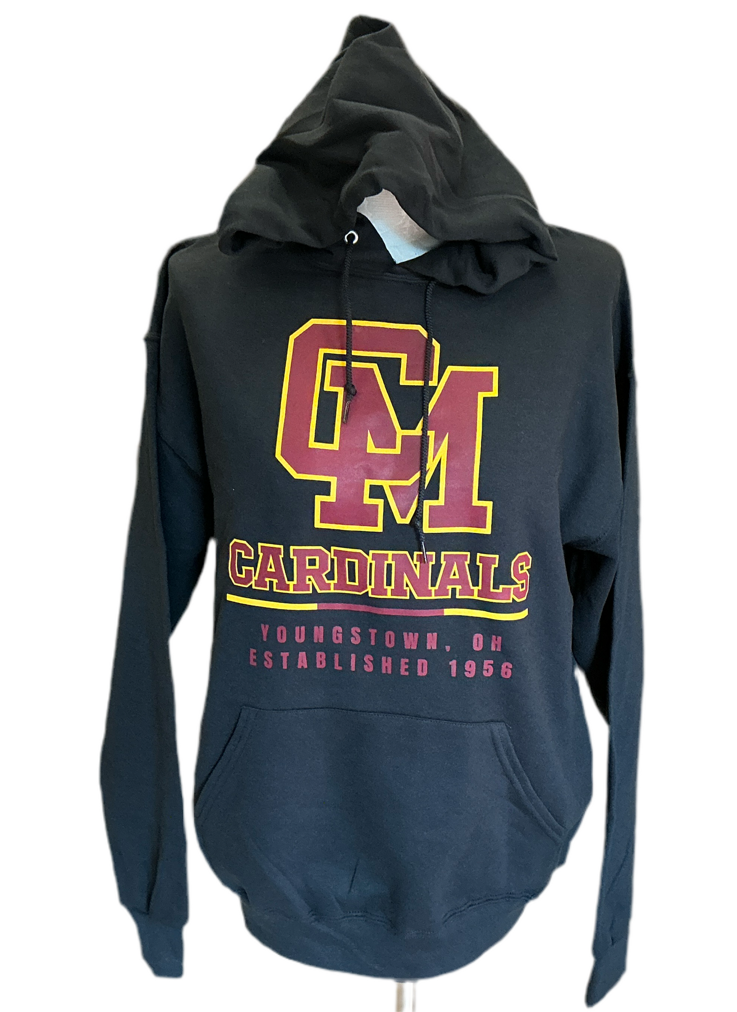 Jerzees CM Black Hooded Sweatshirt