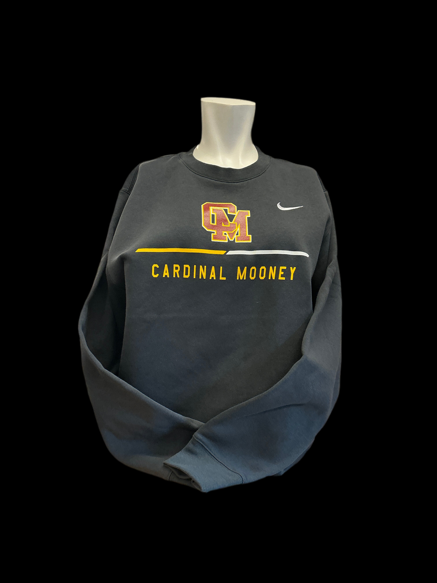 Nike Club Fleece Crew Neck Sweatshirt (Charcoal)