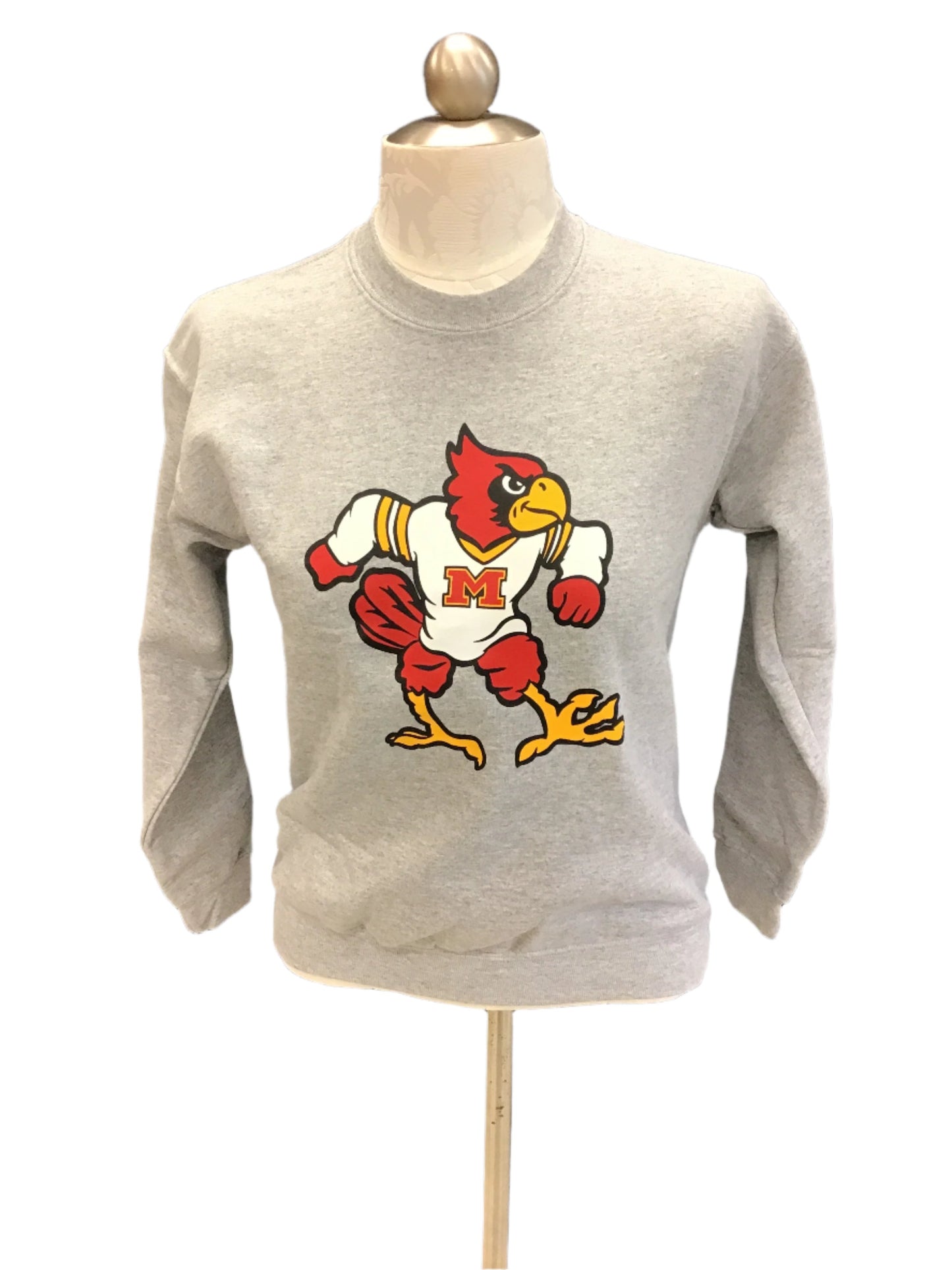 Youth Jerzees Fighting Cardinal Crew Neck Sweatshirt