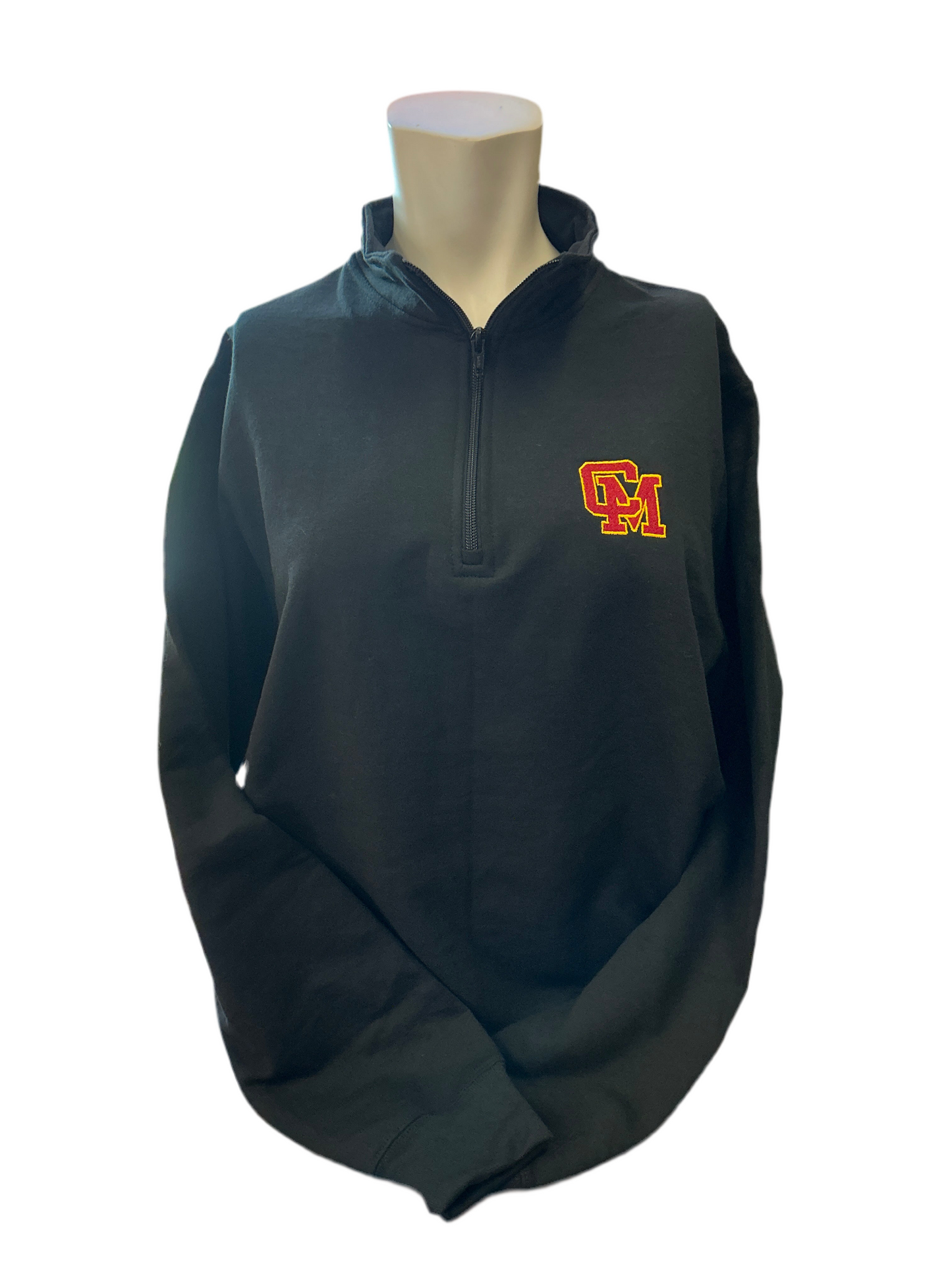 Uniform CM Black 1/4 Zip Sweatshirt