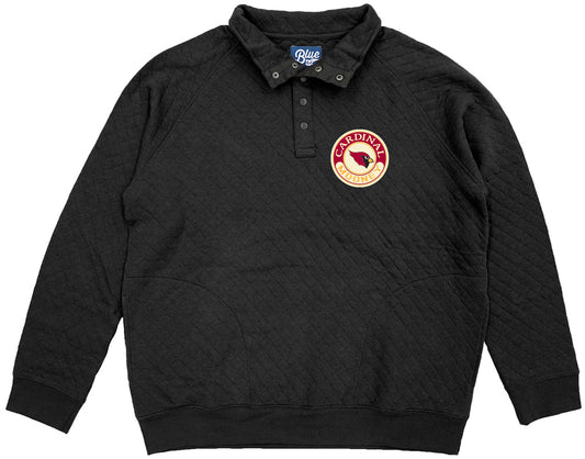 Blue 84 Quilted Snap Pullover