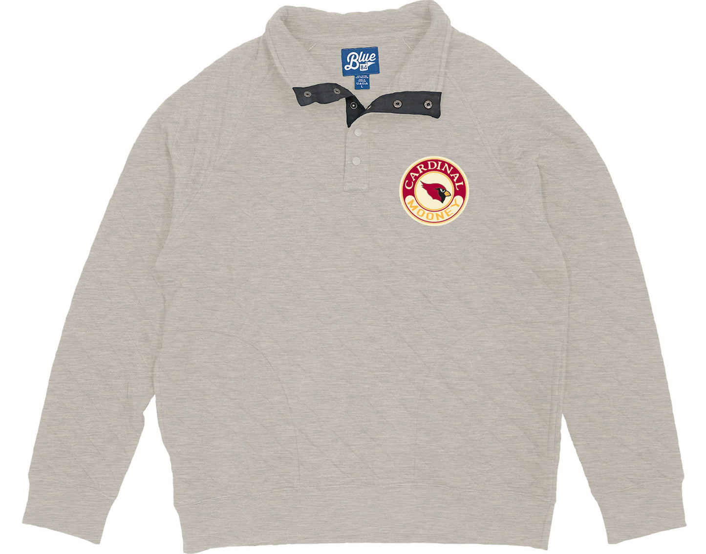 Blue 84 Quilted Snap Pullover