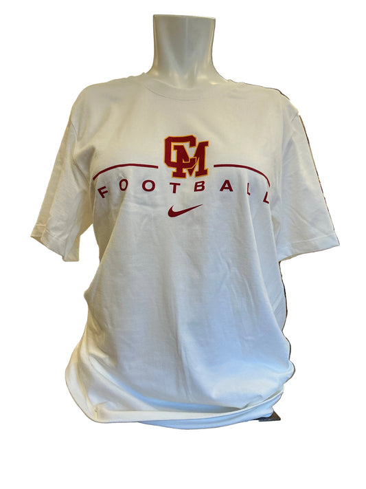 Nike White Cotton T-Shirt