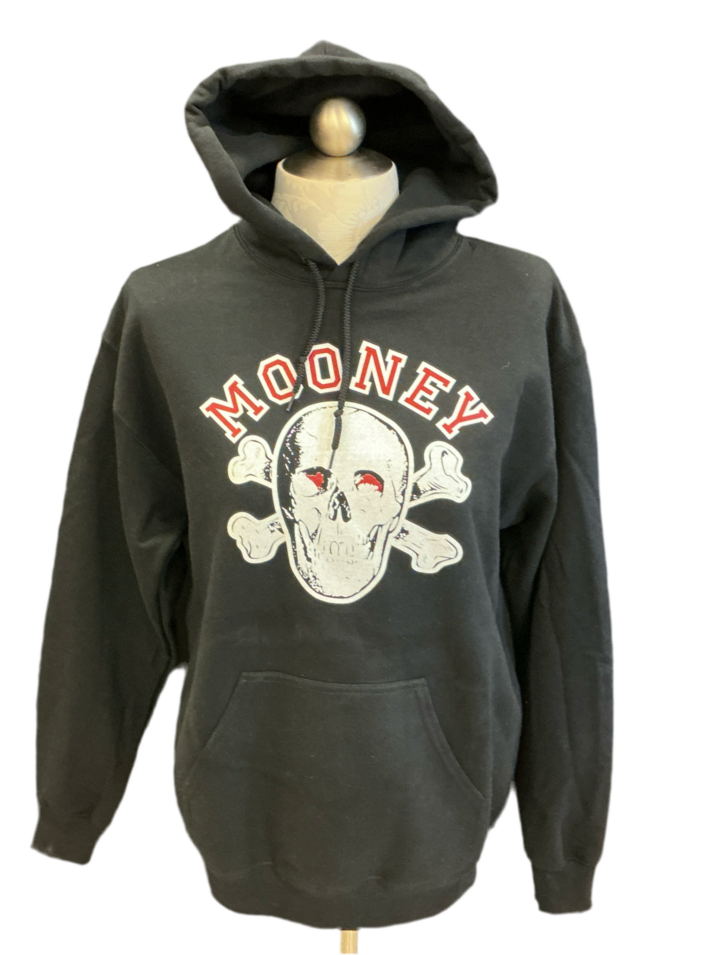 Gildan Throwback Skull and Cross Bones Hooded Sweatshirt