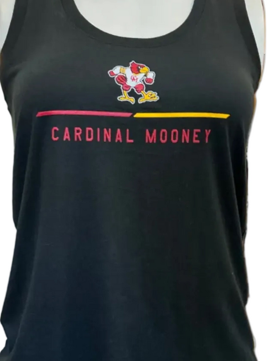 Ladies Black District Threads Loose Fit  Tank