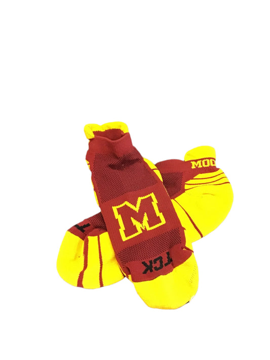 Cardinal Mooney "M" Socks