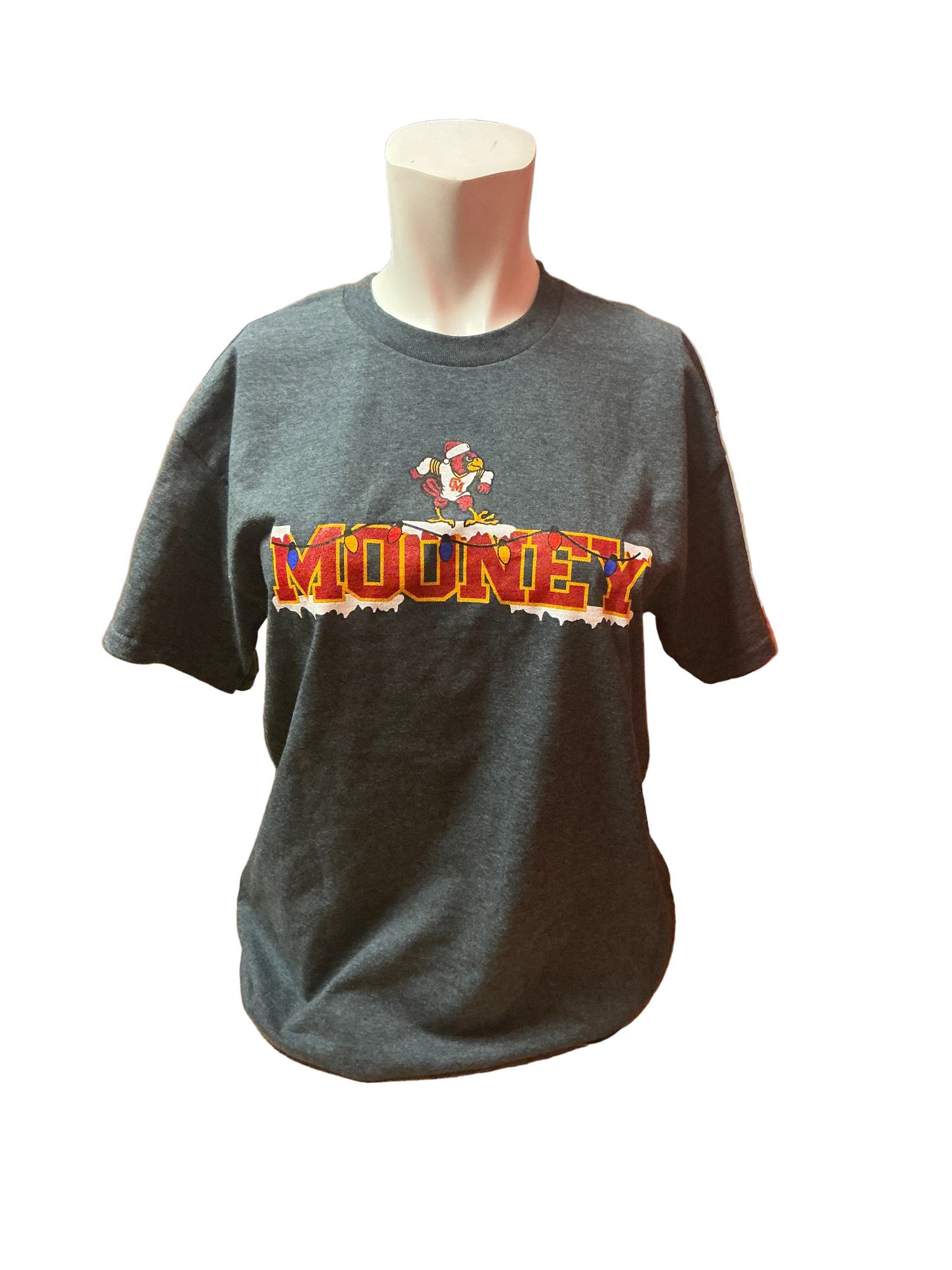 Mooney Fighting Cardinal Gray Christmas Tshirt