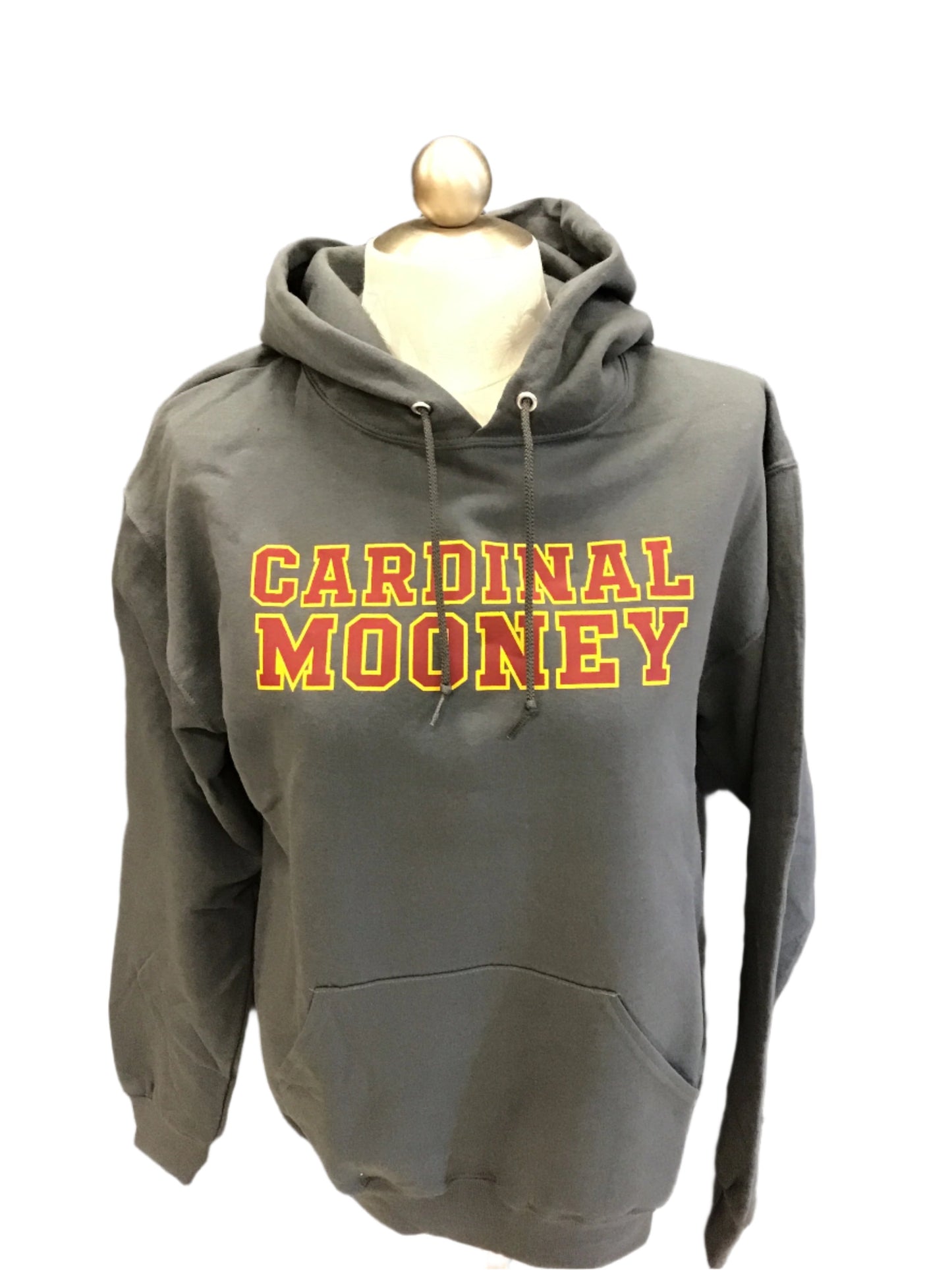 Jerzees Cardinal Mooney Block Letters Hooded Sweatshirt