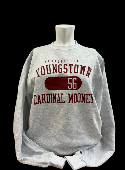 Champion Property Of  Youngstown Cardinal Mooney Crew-neck Sweatshirt