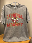 Jerzees Cardinal Mooney Gray T-Shirt