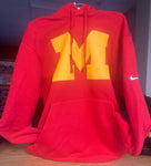 Nike block M hoodie